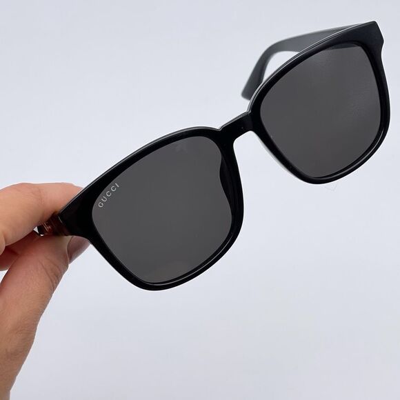 BRAND NEW GUCCI GG0637SK 001 Black Grey Unisex Sunglasses main image 4